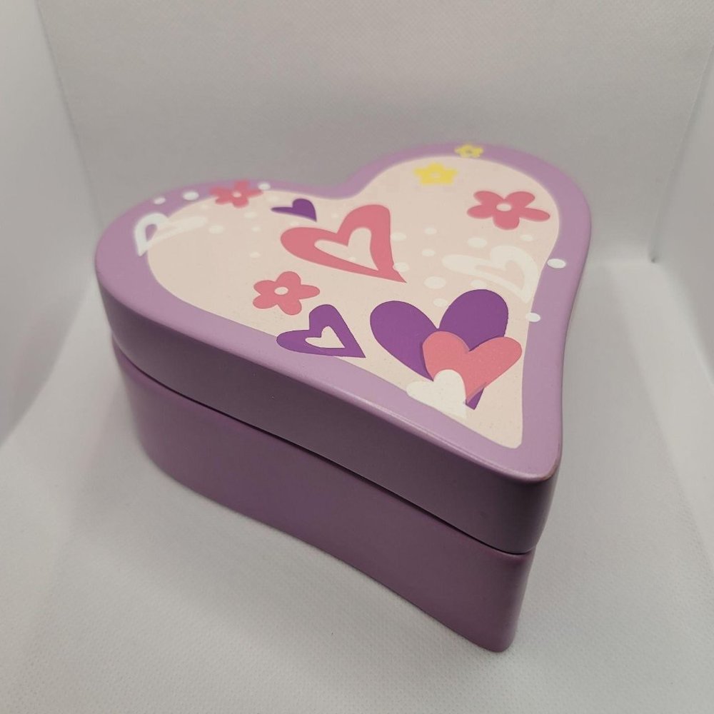 Purple Heart Jewelry Box